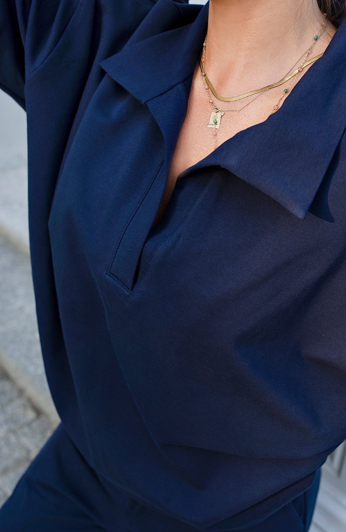 Bluza Polo oversize