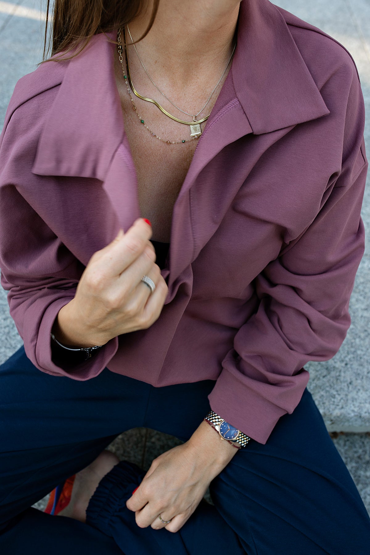 Bluza Polo oversize